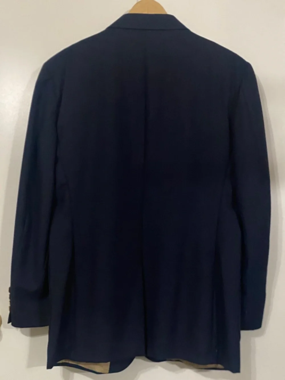 STANLEY BLACKER  MENS WOOL  2 BUTTON JACKET/BLAZER SZ 42R OUTER POCKETS BLUE